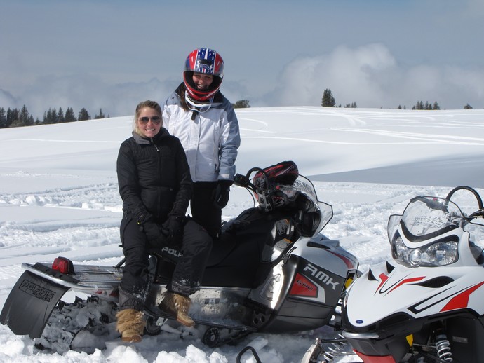 Snowmobiling Photo