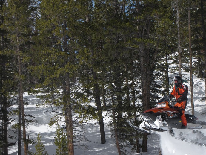 Snowmobiling Photo